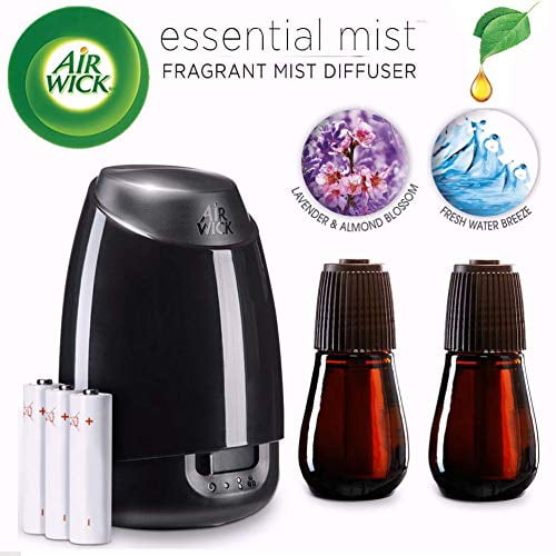 Air Wick Essential Mist, Essential Oil Diffuser, (Diffuser + 2 Refills