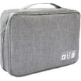 thumbnail image 1 of Carrying Bag Case Storage Organizer for Projectors and Accessories (Grey, Single), 1 of 7