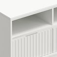 thumbnail image 4 of Origins by Alpine Blanca Rectangular Wood TV Console - White, 4 of 7