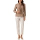 thumbnail image 2 of INSPIRAR CHIC Blusas de Manga Larga para Mujeres Chifón Plisadas con Cuello de Lazo Camisa de Oficina Talla L Caqui, 2 of 6