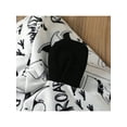 thumbnail image 6 of Newborn Infant Baby Boy Pant Suit 6M 12M 18M 24M Cartoon Ear Decoration Letter Printing Big Pocket Sweater High Waist Trouser, 6 of 10