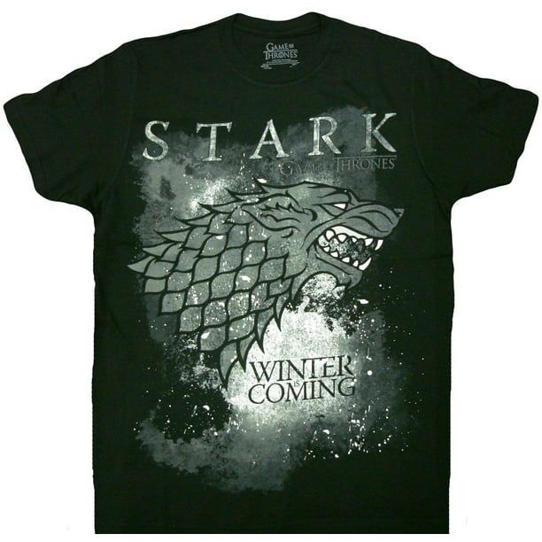 Humorístico tengo hambre La oficina HBO'S Game of Thrones Winter Is Coming Stark Adult T-Shirt - Walmart.com