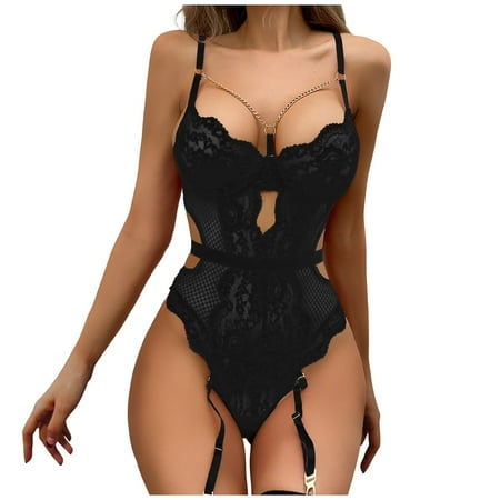 

Women s Black Lace Lingerie for Women L