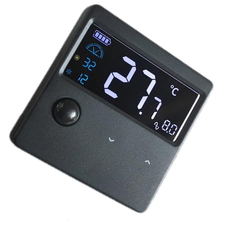 AOOOWER Aquarium LED Thermometers Cordless Digital Aquarium Thermometers Water Temperature Motion Detection