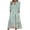 Mint Green, variant on FcBaudy Summer Dresses for Women,Womens Dresses,Skirt for Women Two-Piece Women's Summer Printed V-Neck Elegant A Line Tank Dress And Half Sleeve Cardigan Tops Set Suit Imitation cotton Lady set