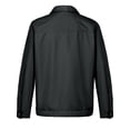 thumbnail image 2 of Men's Lightweight Jackets Casual Windbreaker Stylish Laydown Collar Business Work Coat with Pockets Black S, 2 of 6