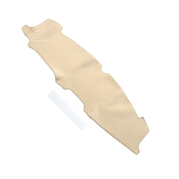 Cubierta de tablero antideslizante para Ford Bronco 2021-2025, alfombrilla de poliéster beige