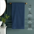thumbnail image 3 of Hotel Style 100% Organic Cotton Luxury 6-Piece Towel Set, Marine Deep, 3 of 11