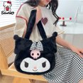 thumbnail image 3 of Bolso de hombro Kawaii Sanrio para mujer, bolsa de felpa con dibujos animados Kuromi, Cinnamoroll, My Melody, bolsa de maquillaje, regalos2079, 3 of 5