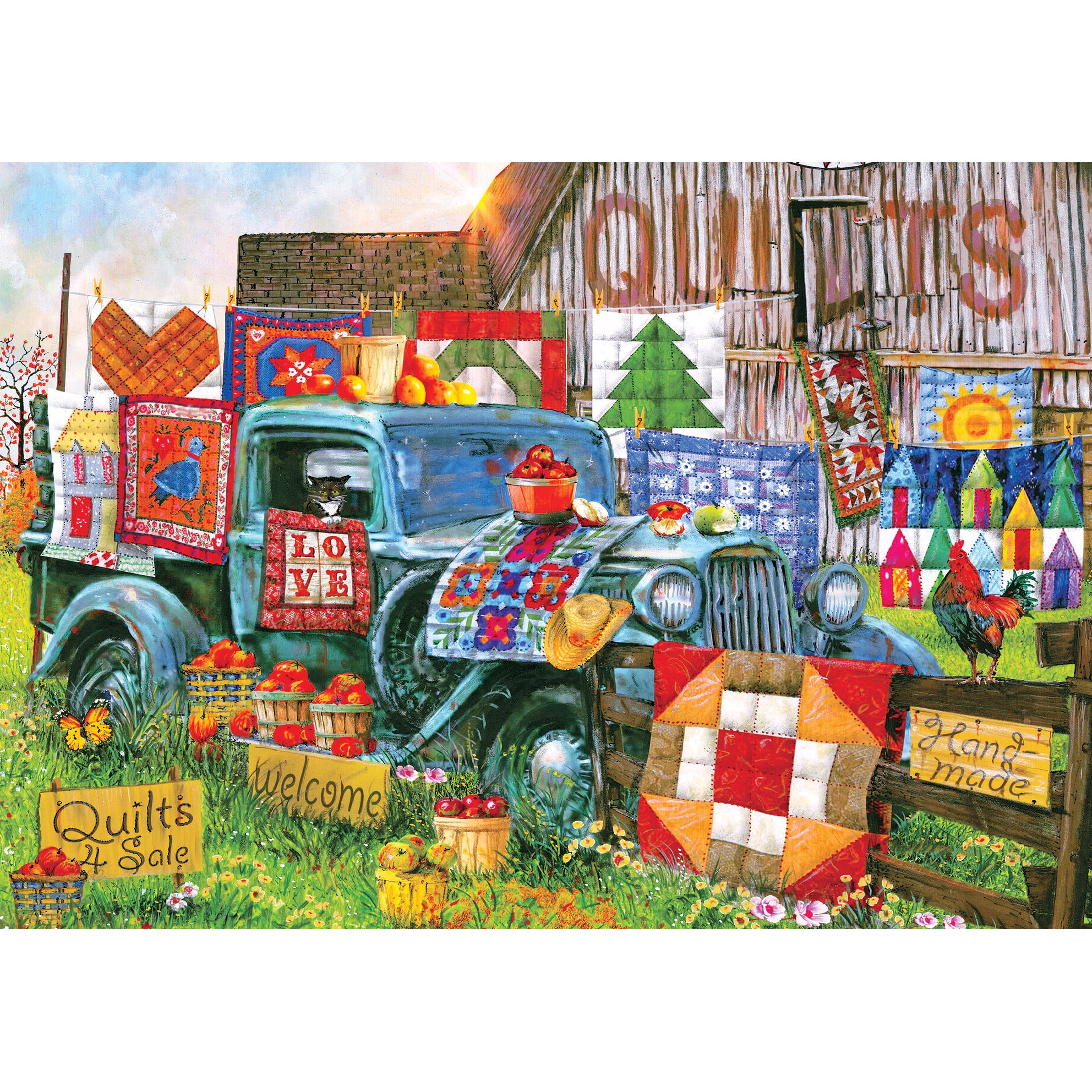 RoseArt Colorluxe 500-Piece Quilts for Sale Adult Jigsaw Puzzle