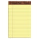 thumbnail image 1 of Block Tops, Tamaño Esquela, Amarillo, Rayado, Block C/50 Hjs, 12 Blocks., 1 of 2