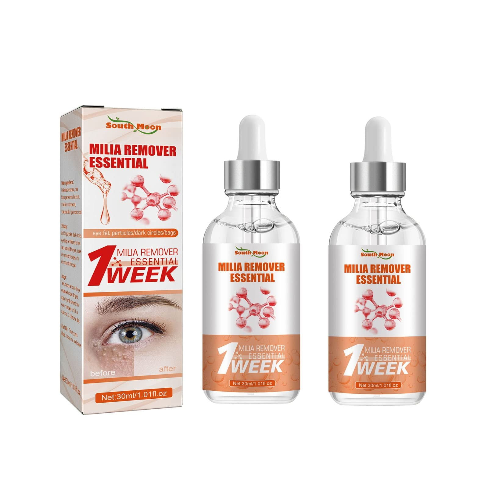 Milia Remover Spot Treatment Essence, Speedy MKilia Removal Oil, Milia