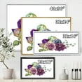 thumbnail image 4 of Designart 'Bouquet of Succulents Eucalyptus With Flowers' Traditional Framed Canvas Wall Art Print, 4 of 5