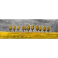 thumbnail image 3 of Yellow trees in a field - 20"x60" canvas - Print on demand, 3 of 5