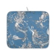 thumbnail image 2 of Mermaid Dish Drying Mat for Kitchen, Quick Drying Absorbent Soft Durable 18 x 24", 2 of 10