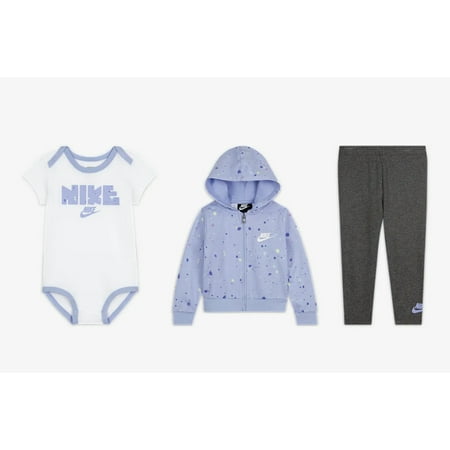 

Nike Baby Girls Hoodie Bodysuit Leggings 3 Pc Outfit Gift Set Size 3 M