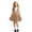 Khaki, variant on RTKFRFLM Girls Back-to-School Pleated Jumper Dress Kids School Uniform Style Overall Skirt Toddler Classic Preppy A-Line Gown Academic Outfits for Little Girls Ages 2-9 Years Navy