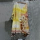 thumbnail image 2 of Vestido HUOGUO Vintage Floral Manga 3/4 para mujer, talla grande, 2 of 5