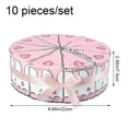 thumbnail image 7 of Jiibva 10Pcs Triangular Cake Shaped Paper Gift Box Cardboard Candy Dessert Packaging Boxes for Baby Shower Birthday Party, 7 of 7