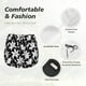 thumbnail image 4 of Balery Lilies Flowers Pantalones cortos deportivos para mujer con forro y dos bolsillos, elásticos, para entrenamiento, gimnasio, yoga-Small, 4 of 7