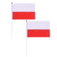 thumbnail image 2 of EeaseMX 50 banderas pequeñas de Polonia para sujetar con la mano, banderas internacionales de países del mundo, banderines para decoración de fiestas., 2 of 7