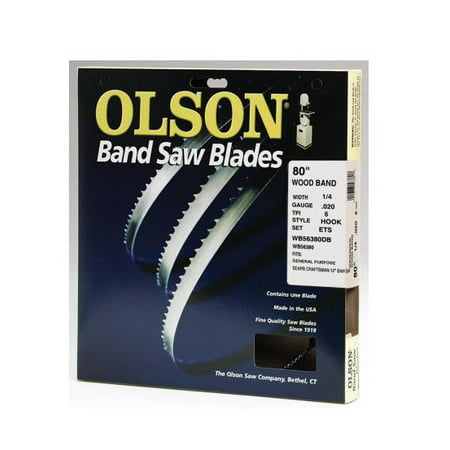 Olson Saw WB56380DB Bandsaw Blade, .25 x 80-In.,