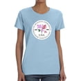 thumbnail image 1 of Inspire Beauty Usa T-Shirt Women -Smartprints Designs, Female x-Large, 1 of 4