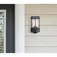 thumbnail image 3 of Westinghouse 6114600 Mosley 6" Tall Outdoor Wall Sconce - Black, 3 of 3