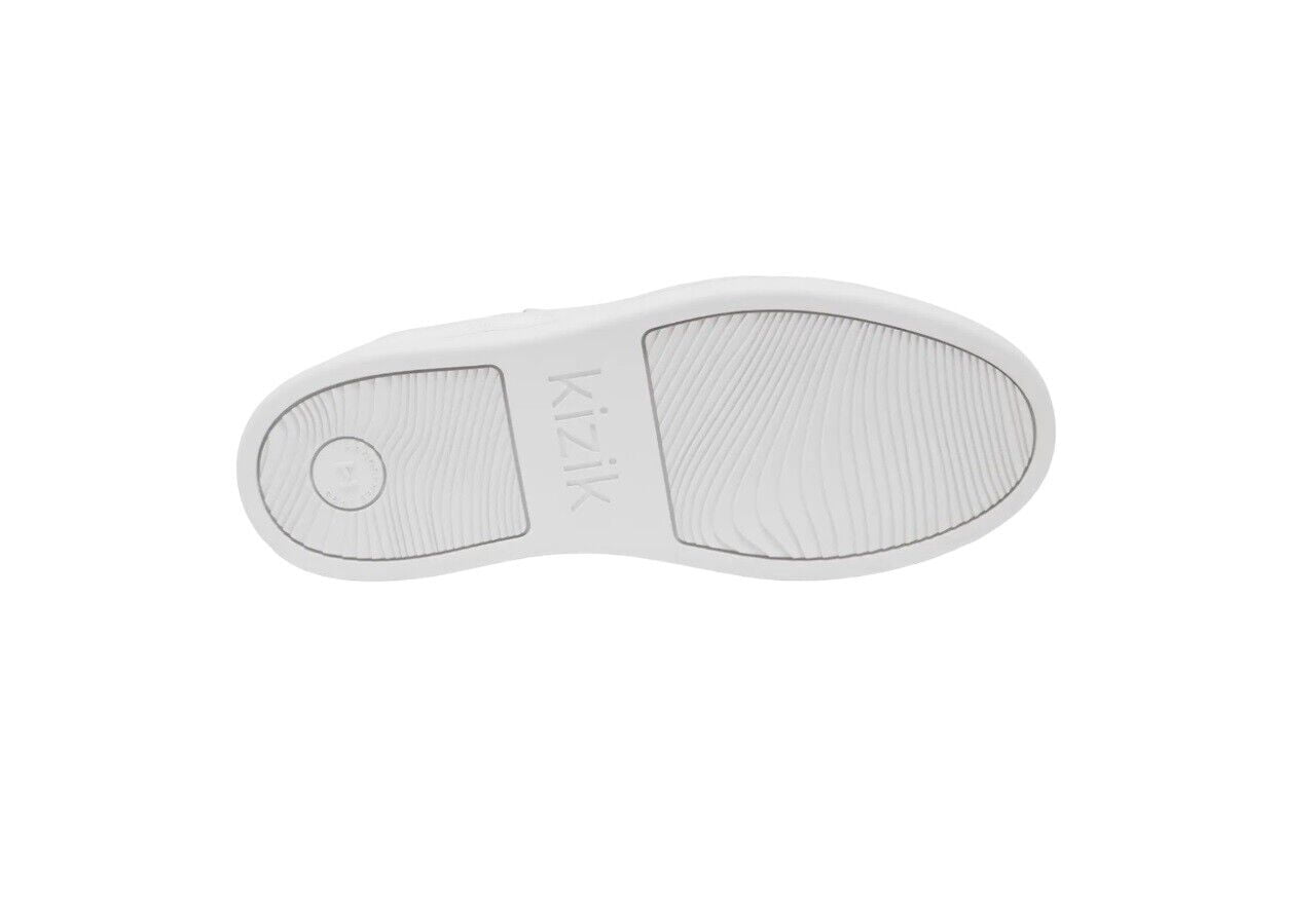 Kizik Men’s Shoes Optic White Leather Oslo Unisex Sneakers Size M8.5 W10 Men main image 3