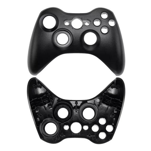 Compatible Controller Top Faceplate (Black) - Xbox 360/360E/360S