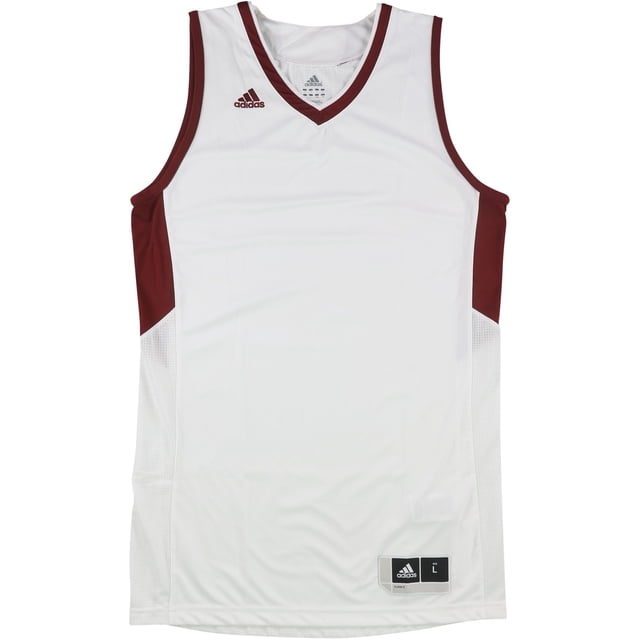 Camiseta sin mangas Adidas Team Jersey para hombre, blanca, pequeña