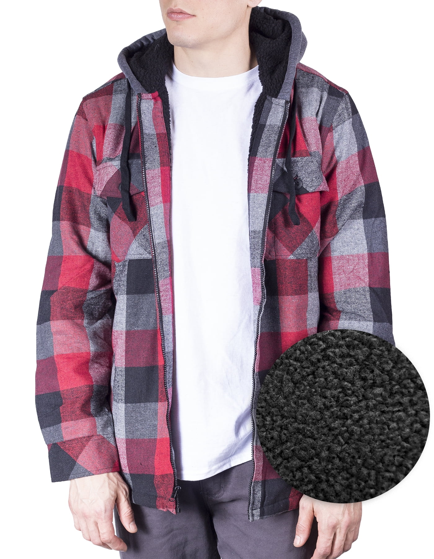 walmart mens flannel jackets