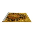thumbnail image 2 of Ahgly Company Machine Washable Indoor Rectangle Medallion Yellow Traditional Area Rugs, 5' x 8', 2 of 4