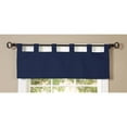 thumbnail image 2 of Thermalogic Weathermate Room Darkening Tab Top Flat Valance for Windows 40" x 15" Navy, 2 of 3
