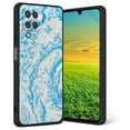 thumbnail image 1 of Compatible with Samsung Galaxy A12 Phone Case, Blue-Marble-59 Case Silicone Protective for Teen Girl Boy Case for Samsung Galaxy A12, 1 of 1