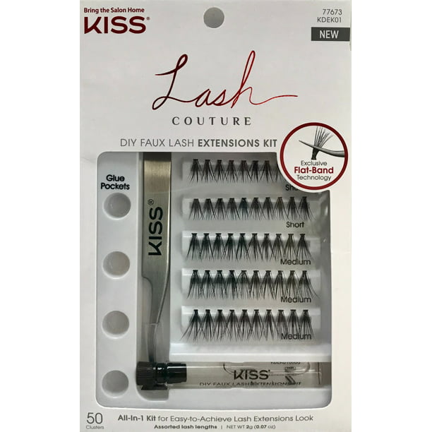 Kiss Lash Couture Diy Faux Eyelash Extension Kit 50 Cer Eyelashes Com - Lash Extensions Diy Kit