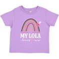 thumbnail image 3 of Inktastic My Lola Loves Me Granddaughter Girls Toddler T-Shirt, 3 of 5