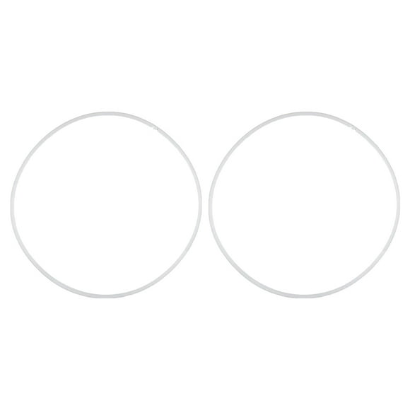 Inteprter 2 protectores blancos fiables y fáciles de configurar para taburete de Bar, anillo para base de silla, duradero, de alto rendimiento Decoración del hogar blanco 41cm