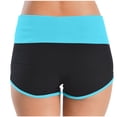 thumbnail image 5 of biudgviw Summer Shorts for Women Mid Low Rise Comfortable Athletic Yoga Shorts Fold over Casual Beach Bottoms, 5 of 7