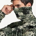 thumbnail image 7 of Aueoeo Fishing Hoodie for Men Long Sleeve UPF 50+ Sun Protection Hoodies Outdoor Running Hiking Lightweight Thin Top with Neck Gaiter, 7 of 7