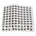thumbnail image 4 of 100 Piezas de Señuelos de Pesca de Plástico con Forma de Gota de Epoxi Ojos de Pesca Realistas en 3D para Hacer Cebos de Pesca para Hacer Cebos de Pesca Atar Moscas ANGGREK  Otros, 4 of 8
