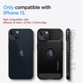 thumbnail image 2 of Funda para Celular Spigen Rugged Armor para iPhone 13 Negro Mate, 2 of 7