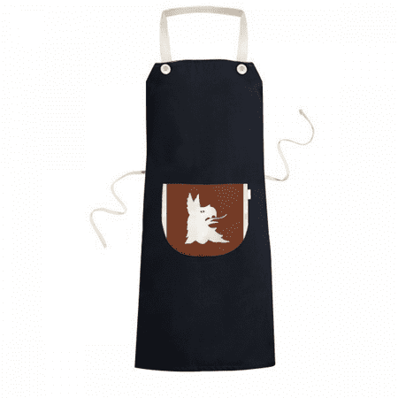 

Divine Animals Fierce Ears Apron Bib Sarong Cooking Baking Kitchen Pocket Pinafore
