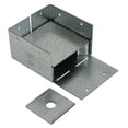thumbnail image 2 of Base de poste Simpson Strong-Tie ZMax de acero galvanizado de 16 Ga., 2 of 4