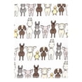 thumbnail image 3 of Hudson Baby Cotton Flannel Burp Cloths Bundle, Grey, 3 of 7