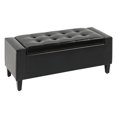 thumbnail image 1 of HOMCOM Banc de Rangement, Banc Ottoman avec Dessus Rabattable, Noir, 1 of 10