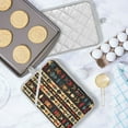thumbnail image 5 of Yayeee Pot Holders Kitchen Heat Resistant with Pocket 7"x9.8" Cotton Oven Cooking Hot Pads, Beige Geometric, 5 of 7
