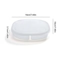 thumbnail image 2 of Kitchen Plastic Food Containers for Fridge Food Storage Containers with Lids, 4 Compartments - Reusable & Leftover Food Lunch Boxes - Leak Proof, 2 of 9