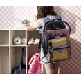 thumbnail image 5 of Packed Party Girls' Clear Check Me Out Backpack, Navy Gingham, 5 of 9