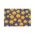 thumbnail image 4 of DouZhe Ensemble de 4 Sets de Table en Polyester, Motif Souriant et Résistant à la Chaleur pour Table à Manger, 12 Pouces x 18 Pouces, 4 of 6